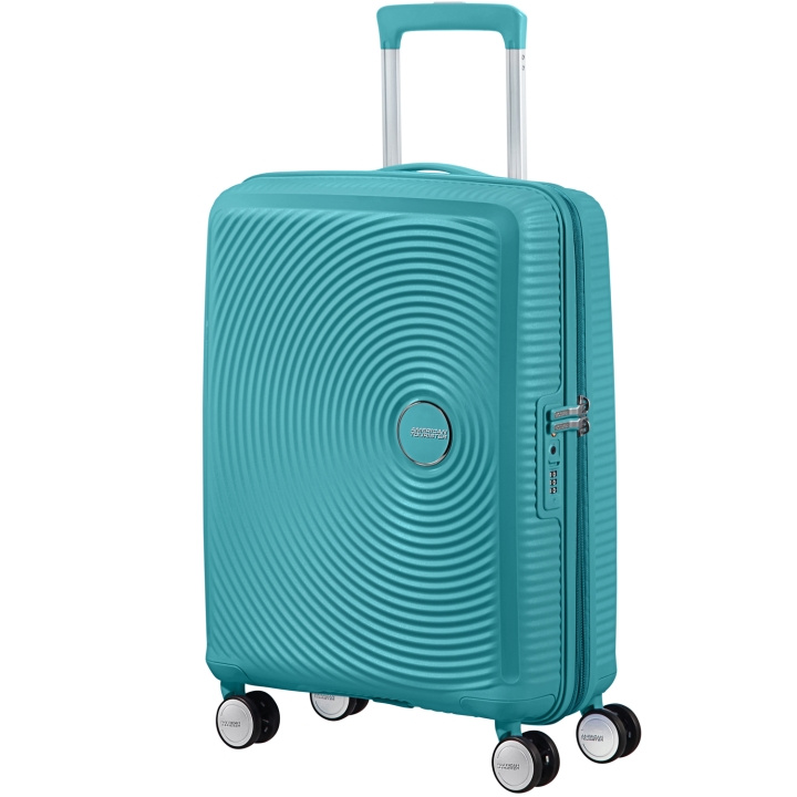 American Tourister Soundbox Kabinväska Exp. 55 Turquoise Tonic ryhmässä URHEILU, VAPAA-AIKA JA HARRASTUS / Matkailutarvikkeet / Matkalaukut @ TP E-commerce Nordic AB (C22186)