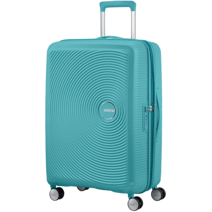 American Tourister Soundbox Resväska 67 Exp. Turquoise Tonic ryhmässä URHEILU, VAPAA-AIKA JA HARRASTUS / Matkailutarvikkeet / Matkalaukut @ TP E-commerce Nordic AB (C22189)