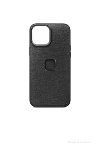 Peak Design Everyday Fabric Case iPhone 12 Pro Max - Charcoal ryhmässä ÄLYPUHELIMET JA TABLETIT / Puhelimen suojakotelo / Apple / iPhone 12 Pro / Kuoret @ TP E-commerce Nordic AB (C22287)