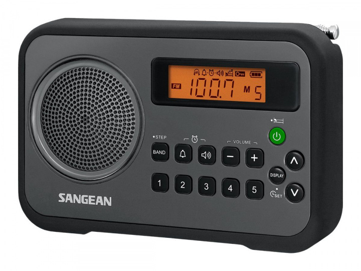 Sangean PRD18BLK ryhmässä KODINELEKTRONIIKKA / Ääni & Kuva / Kotiteatteri, HiFi ja kannettavat / Radio & Herätyskellot / Radio @ TP E-commerce Nordic AB (C22372)