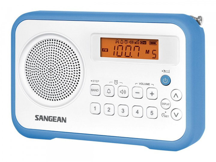 Sangean PRD18BLUE ryhmässä KODINELEKTRONIIKKA / Ääni & Kuva / Kotiteatteri, HiFi ja kannettavat / Radio & Herätyskellot / Radio @ TP E-commerce Nordic AB (C22373)