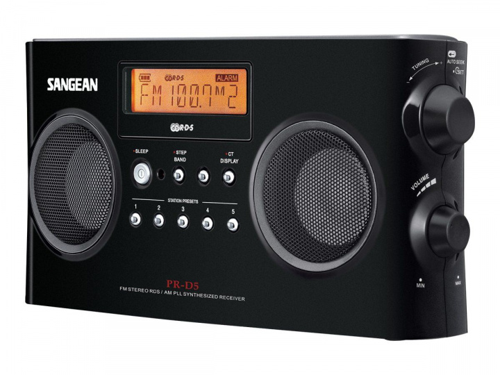 Sangean PRD5BLK svart ryhmässä KODINELEKTRONIIKKA / Ääni & Kuva / Kotiteatteri, HiFi ja kannettavat / Radio & Herätyskellot / Radio @ TP E-commerce Nordic AB (C22378)