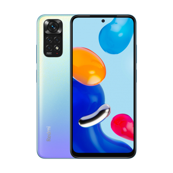 Xiaomi Redmi Note 11 4+128GB Star Blue ryhmässä ÄLYPUHELIMET JA TABLETIT / Kännykät & smartphones @ TP E-commerce Nordic AB (C22412)