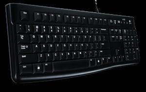 Logitech K120 Keyboard ryhmässä TIETOKOONET & TARVIKKEET / Hiiret & Näppäimistöt / Näppäimistöt / Langalliset @ TP E-commerce Nordic AB (C22469)