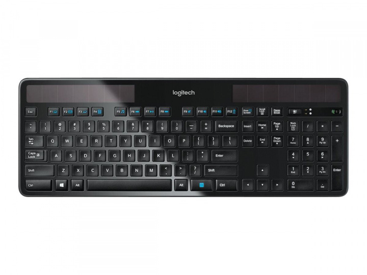 Logitech WIRELESS KEYBOARD K750 ryhmässä TIETOKOONET & TARVIKKEET / Hiiret & Näppäimistöt / Näppäimistöt / Langattomat @ TP E-commerce Nordic AB (C22493)