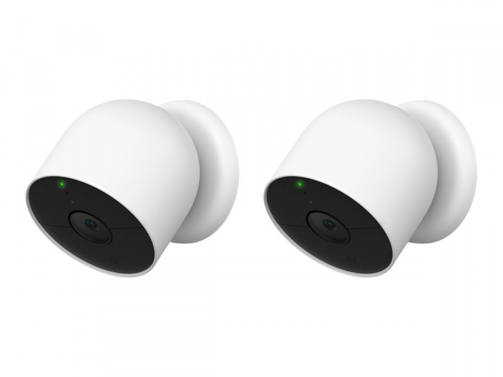 Google Nest Cam 2PK (outdoor or indoor, battery) ryhmässä KOTI, TALOUS JA PUUTARHA / Älykodit / Älykodin järjestelmät @ TP E-commerce Nordic AB (C22697)