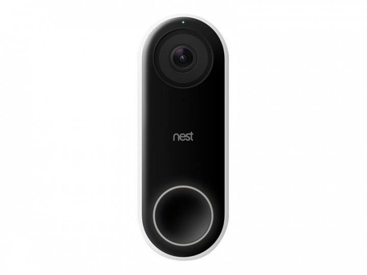 Google Nest Hello Video Doorbell - Black/White ryhmässä KOTI, TALOUS JA PUUTARHA / Älykodit / Ovikellot @ TP E-commerce Nordic AB (C22703)