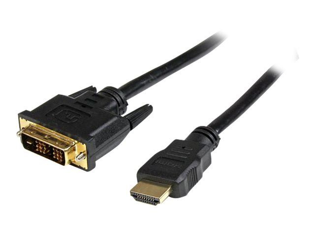 StarTech 1m Hdmi To Dvi-D Cable - M/M ryhmässä TIETOKOONET & TARVIKKEET / Kaapelit & Sovittimet / DVI / Kaapelit @ TP E-commerce Nordic AB (C22724)