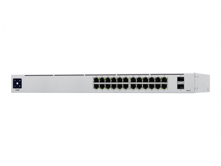 Ubiquiti USW-24-POE ryhmässä TIETOKOONET & TARVIKKEET / Verkko / Tukiasemat @ TP E-commerce Nordic AB (C22779)