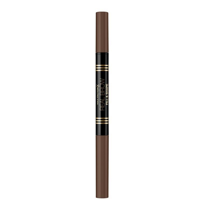 Max Factor Real Brow Fill & Shape 02 Soft Brown ryhmässä KAUNEUS JA TERVEYS / Meikit / Silmät ja kulmat / Kulmakynä @ TP E-commerce Nordic AB (C22849)