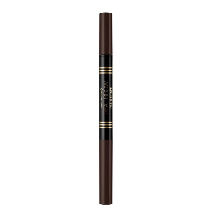 Max Factor Real Brow Fill & Shape 04 Deep Brown ryhmässä KAUNEUS JA TERVEYS / Meikit / Silmät ja kulmat / Kulmakynä @ TP E-commerce Nordic AB (C22850)