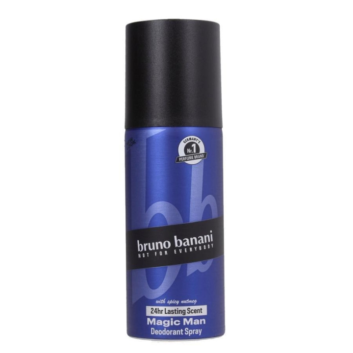 Bruno Banani Magic Man Deodorant Spray 150ml ryhmässä KAUNEUS JA TERVEYS / Tuoksut & Parfyymit / Deodorantit / Miesten deodorantit @ TP E-commerce Nordic AB (C22944)