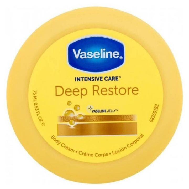 Vaseline Intensive Care Deep Restore Body Cream 75ml ryhmässä KAUNEUS JA TERVEYS / Ihonhoito / Kehon hoito / Vartalovoide @ TP E-commerce Nordic AB (C22950)