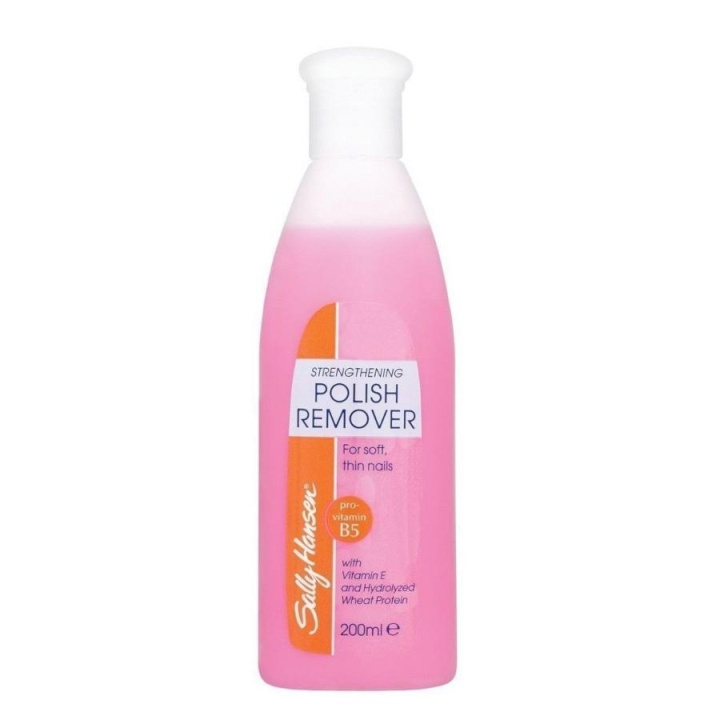 Sally Hansen Strengthening Nail Polish Remover 200ml ryhmässä KAUNEUS JA TERVEYS / Manikyyri/Pedikyyri / Kynsilakan poistoaine @ TP E-commerce Nordic AB (C22981)