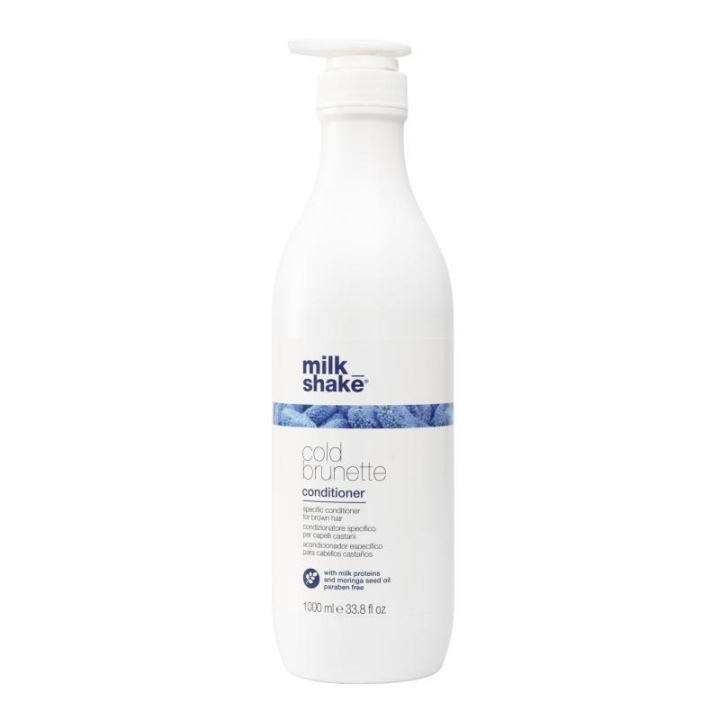 Milk_Shake Cold Brunette Conditioner 1000ml ryhmässä KAUNEUS JA TERVEYS / Hiukset &Stailaus / Hiustenhoito / Hiusväri / Hopeanvärinen hoitoaine @ TP E-commerce Nordic AB (C23008)