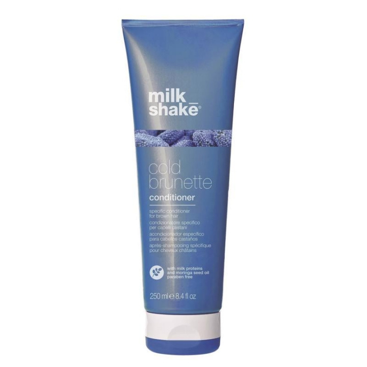 Milk_Shake Cold Brunette Conditioner 250ml ryhmässä KAUNEUS JA TERVEYS / Hiukset &Stailaus / Hiustenhoito / Hiusväri / Hopeanvärinen hoitoaine @ TP E-commerce Nordic AB (C23009)