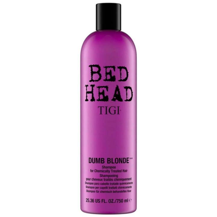 TIGI Bed Head Dumb Blonde Shampoo 750ml ryhmässä KAUNEUS JA TERVEYS / Hiukset &Stailaus / Hiustenhoito / Shampoo @ TP E-commerce Nordic AB (C23048)