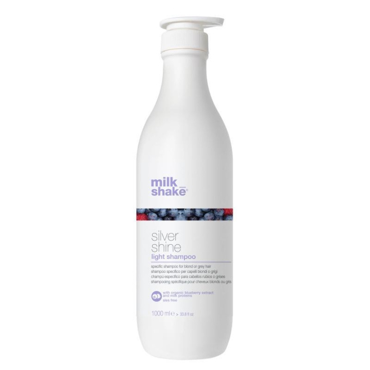 milk_shake Silver Shine Light Shampoo 1000ml ryhmässä KAUNEUS JA TERVEYS / Hiukset &Stailaus / Hiustenhoito / Hiusväri / Hopeinen shampoo @ TP E-commerce Nordic AB (C23069)