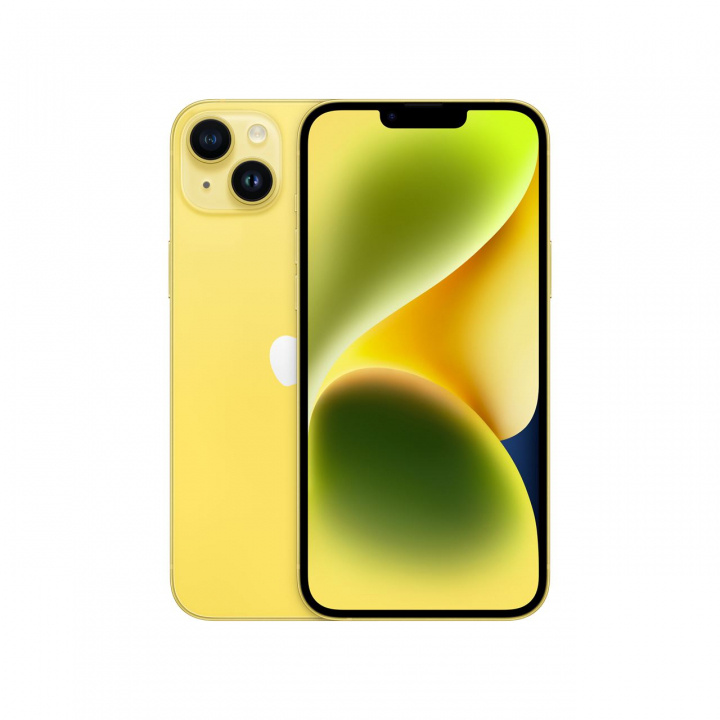Apple iPhone 14 Plus 5G 128GB Yellow ryhmässä ÄLYPUHELIMET JA TABLETIT / Kännykät & smartphones @ TP E-commerce Nordic AB (C23081)