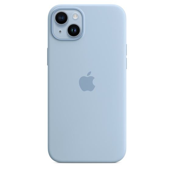 Apple Iphone 14 Plus Silicone Case With Magsafe - Sky ryhmässä ÄLYPUHELIMET JA TABLETIT / Puhelimen suojakotelo / Apple / iPhone 14 @ TP E-commerce Nordic AB (C23087)