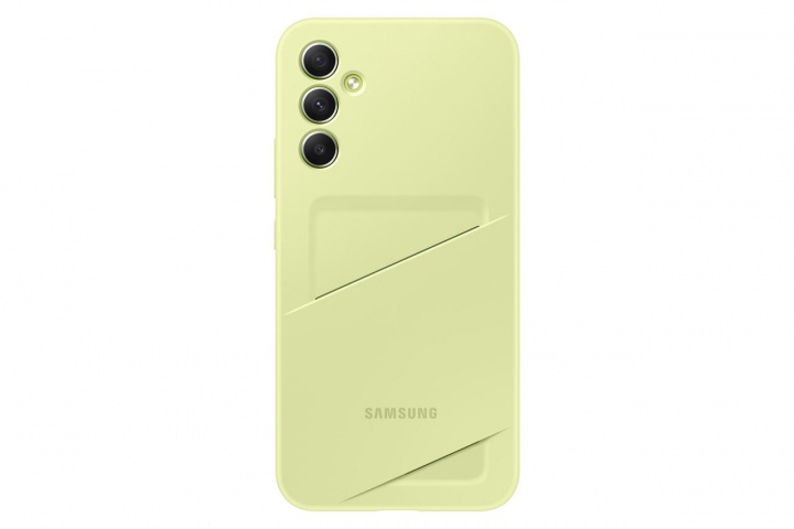 Samsung Card Slot Case Lime Galaxy A34 ryhmässä ÄLYPUHELIMET JA TABLETIT / Puhelimen suojakotelo / Samsung @ TP E-commerce Nordic AB (C23139)