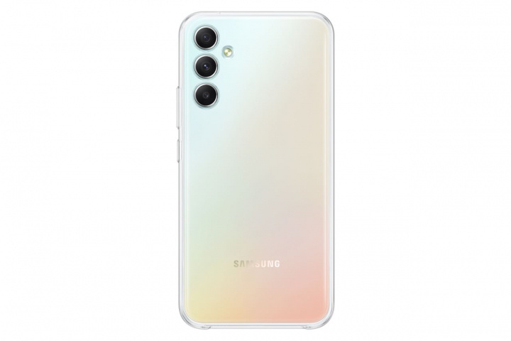 Samsung Galaxy A34 Clear Case -suojakuori, läpinäkyvä ryhmässä ÄLYPUHELIMET JA TABLETIT / Puhelimen suojakotelo / Samsung @ TP E-commerce Nordic AB (C23141)