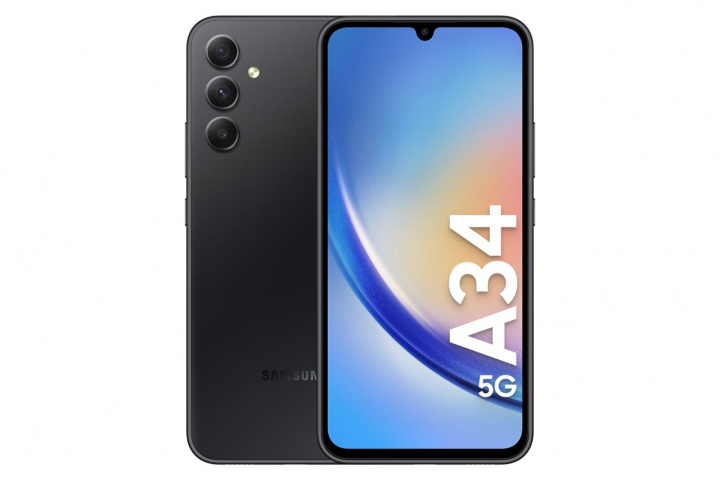 Samsung Galaxy A34 5G 128GB Black ryhmässä ÄLYPUHELIMET JA TABLETIT / Kännykät & smartphones @ TP E-commerce Nordic AB (C23155)