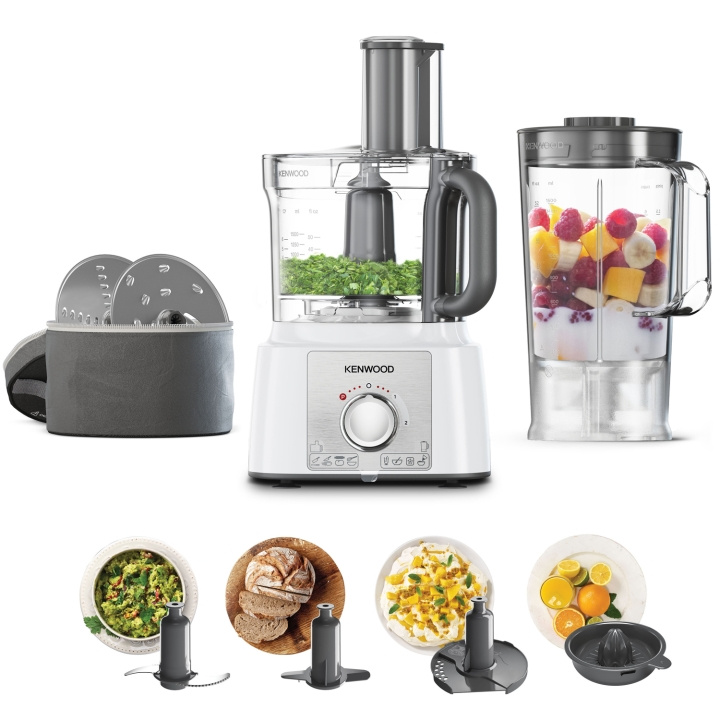 Kenwood Matberedare FDP65.450WH MultiPro Express ryhmässä KOTI, TALOUS JA PUUTARHA / Kodinkoneet / Yleiskoneet ja monitoimikoneet / Yleiskoneet @ TP E-commerce Nordic AB (C23219)
