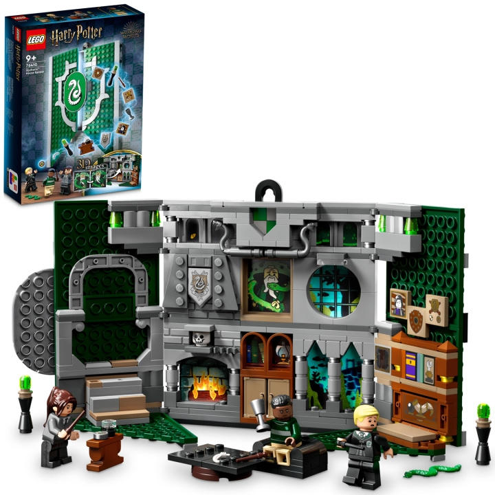 LEGO Slytherin - Elevhemsbanderoll 76410 ryhmässä LELUT, TUOTTEET LAPSILLE JA VAUVOILLE / Leikkikalut, Askartelu &Pelit / Rakennuslelut / Lego @ TP E-commerce Nordic AB (C23411)