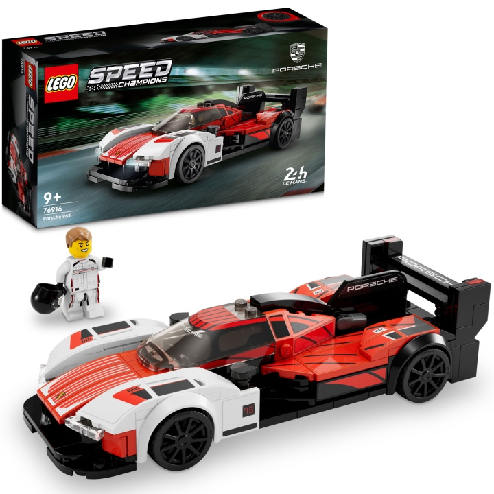 LEGO Speed Champions - Porsche 963 76916 ryhmässä LELUT, TUOTTEET LAPSILLE JA VAUVOILLE / Leikkikalut, Askartelu &Pelit / Rakennuslelut / Lego @ TP E-commerce Nordic AB (C23418)