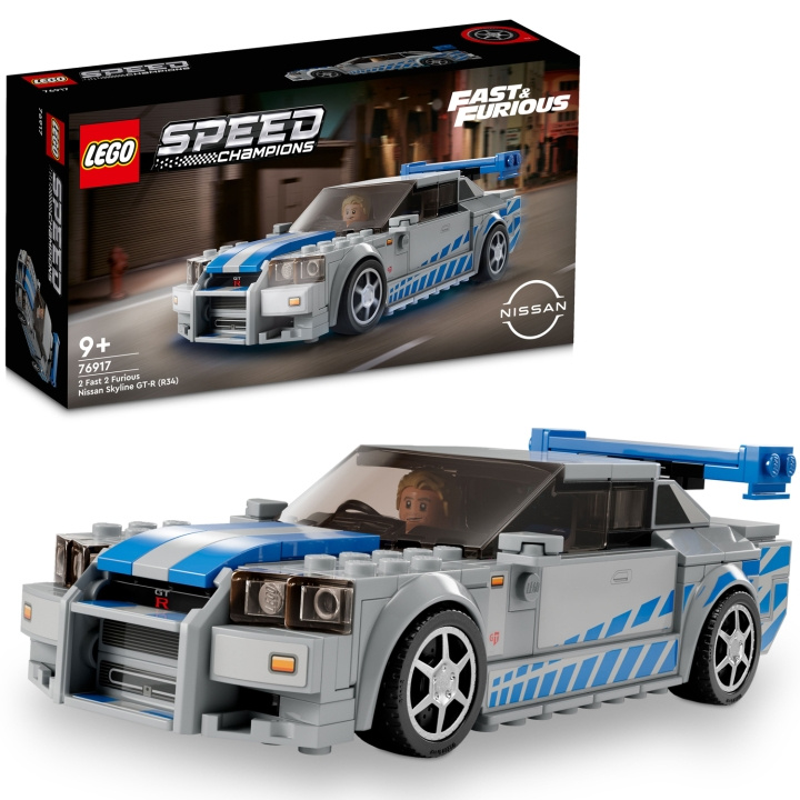 LEGO Nissan Skyline GT-R (R34) 76917 ryhmässä LELUT, TUOTTEET LAPSILLE JA VAUVOILLE / Leikkikalut, Askartelu &Pelit / Rakennuslelut / Lego @ TP E-commerce Nordic AB (C23419)