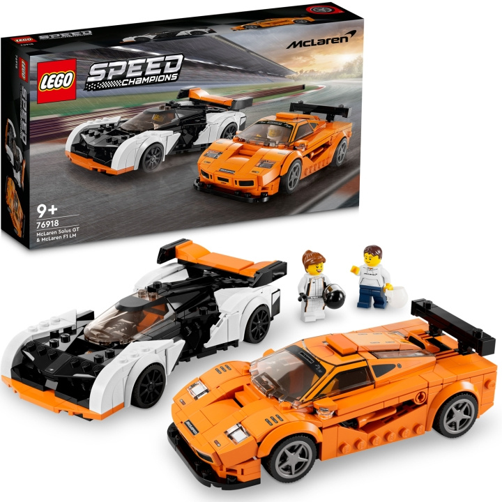 LEGO McLaren Solus GT & McLaren F1 LM 76918 ryhmässä LELUT, TUOTTEET LAPSILLE JA VAUVOILLE / Leikkikalut, Askartelu &Pelit / Rakennuslelut / Lego @ TP E-commerce Nordic AB (C23420)