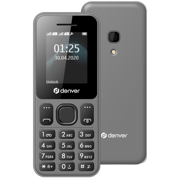 Denver GSM-telefon 1,77 färg-skärm Dual-SIM ryhmässä ÄLYPUHELIMET JA TABLETIT / Kännykät & smartphones @ TP E-commerce Nordic AB (C23438)