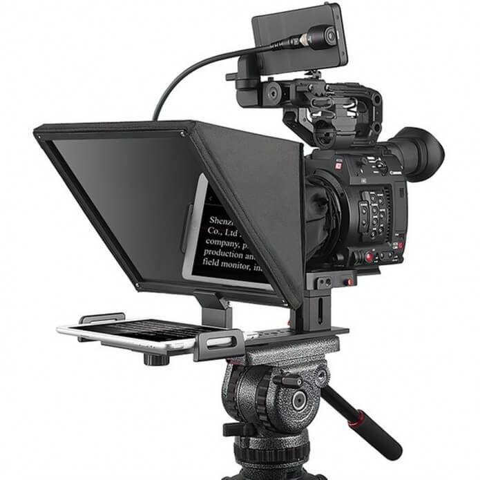 DESVIEW Teleprompter T12 Foldable, Smartphone, Tablet, DSLR ryhmässä KODINELEKTRONIIKKA / Valokuvat & Videot / Valokuvauslaitteet / Muut @ TP E-commerce Nordic AB (C23444)