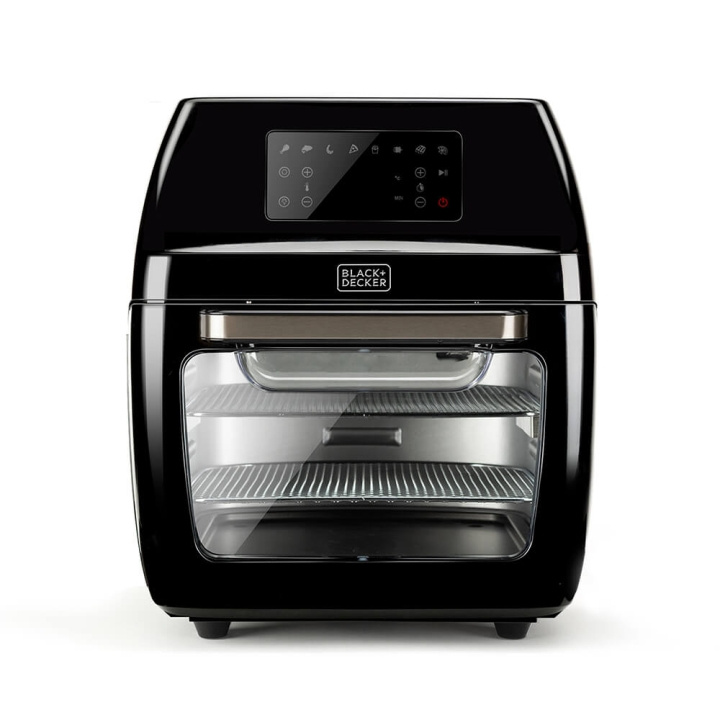 BLACK+DECKER Air Fryer Oven 1700W 12L ryhmässä KOTI, TALOUS JA PUUTARHA / Kodinkoneet / Airfryers ja rasvakeittimet @ TP E-commerce Nordic AB (C23518)