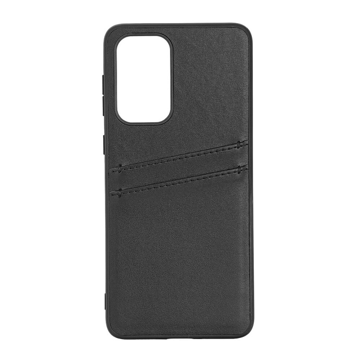 Buffalo Back cover PU 2 card Samsung A33 5G Black ryhmässä ÄLYPUHELIMET JA TABLETIT / Puhelimen suojakotelo / Samsung @ TP E-commerce Nordic AB (C23543)