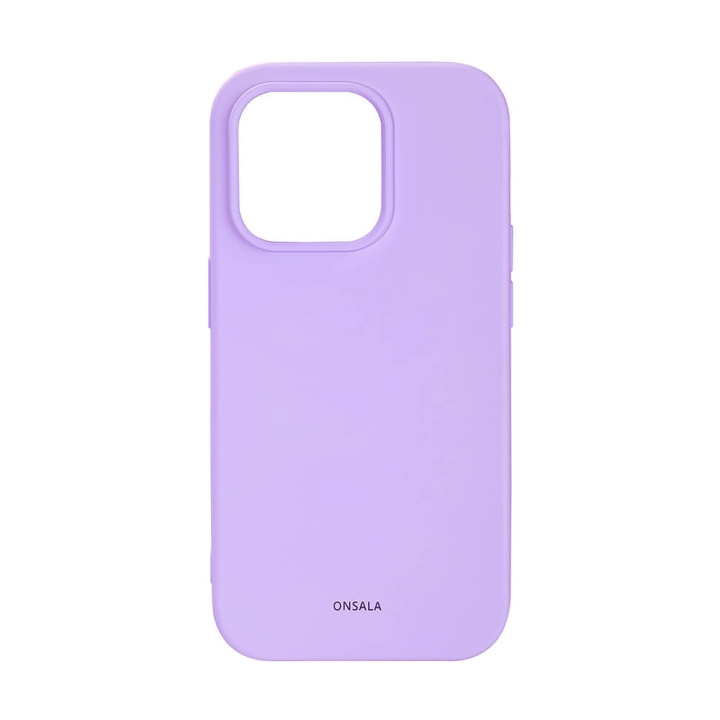 Onsala Backcover Silicone iPhone 13 Pro Purple ryhmässä ÄLYPUHELIMET JA TABLETIT / Puhelimen suojakotelo / Apple / iPhone 13 Pro / Kuoret @ TP E-commerce Nordic AB (C23598)