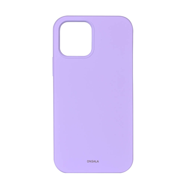ONSALA Backcover Silicone iPhone 12/12 Pro Purple ryhmässä ÄLYPUHELIMET JA TABLETIT / Puhelimen suojakotelo / Apple / iPhone 12 / Kuoret @ TP E-commerce Nordic AB (C23599)
