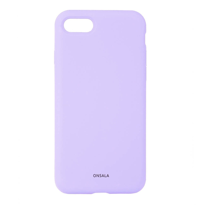 ONSALA Backcover Silicone iPhone 6/7/8/SE Purple ryhmässä ÄLYPUHELIMET JA TABLETIT / Puhelimen suojakotelo / Apple / iPhone SE (2nd gen & 3rd gen) / Kuoret @ TP E-commerce Nordic AB (C23601)
