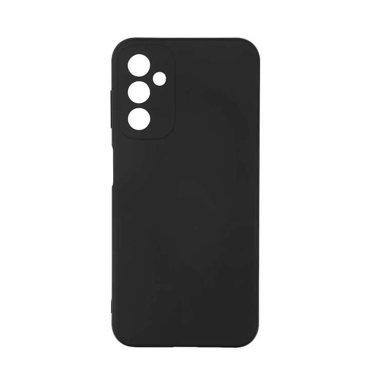 Onsala Backcover Silicone Samsung A14 5G/A14 4G Black ryhmässä ÄLYPUHELIMET JA TABLETIT / Puhelimen suojakotelo / Samsung @ TP E-commerce Nordic AB (C23602)