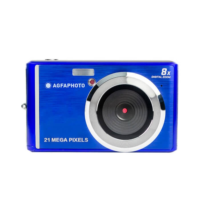 Agfa PHOTO Digital Camera DC5200 CMOS 8x 21MP Blue ryhmässä KODINELEKTRONIIKKA / Valokuvat & Videot / Kamerat @ TP E-commerce Nordic AB (C23607)