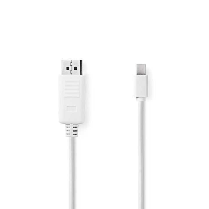 Nedis Mini DisplayPort kaapeli | DisplayPort 1.2 | Mini DisplayPort Uros | DisplayPort uros | 21.6 Gbps | Niklattu | 2.00 m | Pyöreä | PVC | Valkoinen | Kirjekuori ryhmässä TIETOKOONET & TARVIKKEET / Kaapelit & Sovittimet / DisplayPort / Kaapelit @ TP E-commerce Nordic AB (C23664)