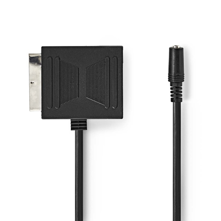 Nedis SCART-kaapeli | SCART Uros | SCART Naaras / 3.5 mm naaras | Niklattu | 480p | 0.20 m | Pyöreä | PVC | Musta | Muovipussi ryhmässä KODINELEKTRONIIKKA / Valokuvat & Videot / Valokuvauslaitteet / Kaapelit @ TP E-commerce Nordic AB (C23750)