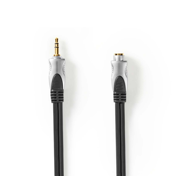 Nedis Stereoäänikaapeli | 3.5 mm uros | 3.5 mm naaras | Kullattu | 10.0 m | Pyöreä | Antrasiitti | Laatikko ryhmässä KODINELEKTRONIIKKA / Ääni & Kuva / Kaiuttimet & Tarvikkeet / Tarvikkeet @ TP E-commerce Nordic AB (C23827)