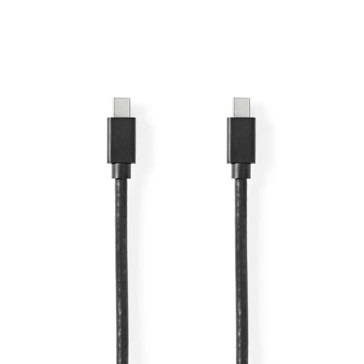 Nedis Mini DisplayPort kaapeli | DisplayPort 1.4 | Mini DisplayPort Uros | Mini DisplayPort Uros | 48 Gbps | Niklattu | 2.00 m | Pyöreä | PVC | Musta | Blister ryhmässä TIETOKOONET & TARVIKKEET / Kaapelit & Sovittimet / DisplayPort / Kaapelit @ TP E-commerce Nordic AB (C23844)