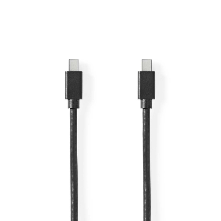 Nedis Mini DisplayPort kaapeli | DisplayPort 1.4 | Mini DisplayPort Uros | Mini DisplayPort Uros | 48 Gbps | Niklattu | 2.00 m | Pyöreä | PVC | Musta | Kirjekuori ryhmässä TIETOKOONET & TARVIKKEET / Kaapelit & Sovittimet / DisplayPort / Kaapelit @ TP E-commerce Nordic AB (C23846)