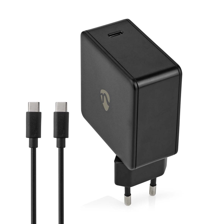 Nedis Seinälaturi | 65 W | PD3.0 27W / PD3.0 36W / PD3.0 45W / PD3.0 65W | Pikalataus-toiminto | 3.0 / 3.25 A A | Lähtöliitäntöjen määrä: 1 | USB-C™ | Type-C™ | 2.00 m | Automaattinen Jännitteen Valinta | Musta ryhmässä ÄLYPUHELIMET JA TABLETIT / Laturit & Kaapelit / Seinälaturi / Seinälaturi Type C @ TP E-commerce Nordic AB (C23930)