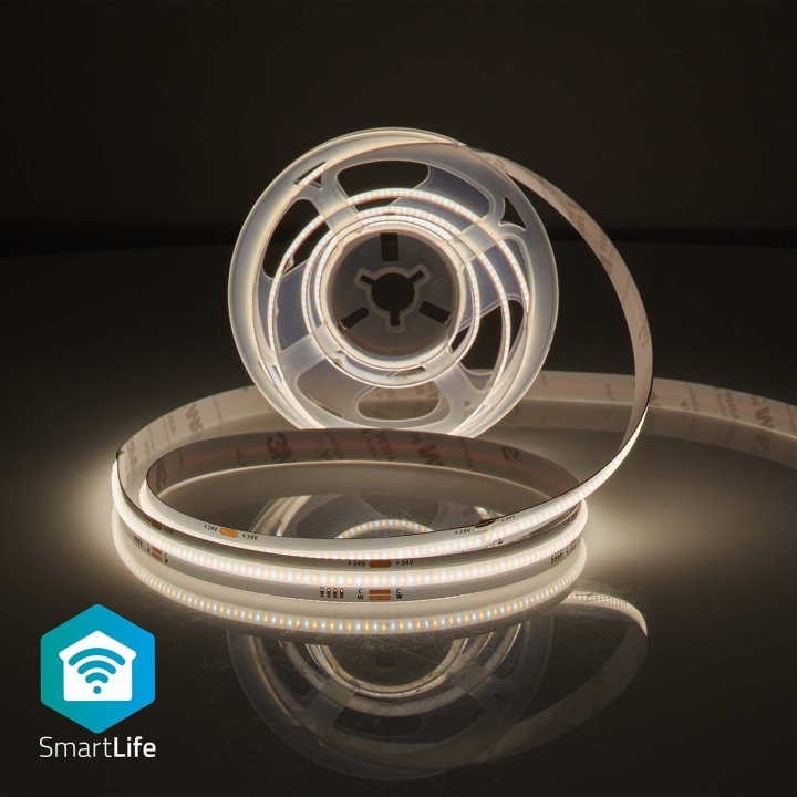 Nedis SmartLife LED-Nauha | Wi-Fi | Lämpimästä kylmään valkoiseen | COB | 2.00 m | IP20 | 2700 - 6500 K | 1000 lm | Android™ / IOS ryhmässä KODINELEKTRONIIKKA / Valaistus / LED-silmukka @ TP E-commerce Nordic AB (C23989)