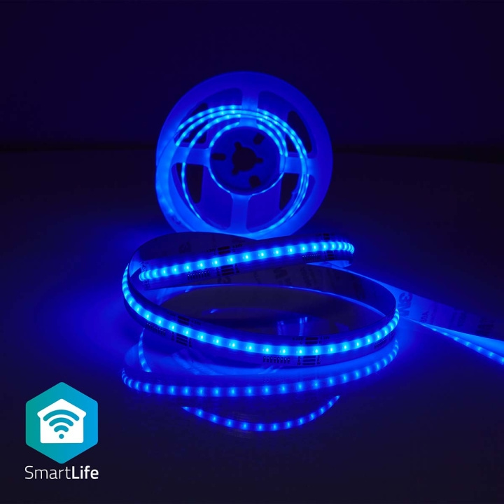 Nedis SmartLife LED-Nauha | Wi-Fi | Lämpimästä kylmään valkoiseen / RGB | COB | 2.00 m | IP20 | 2700 - 6500 K | 860 lm | Android™ / IOS ryhmässä KODINELEKTRONIIKKA / Valaistus / LED-silmukka @ TP E-commerce Nordic AB (C23990)