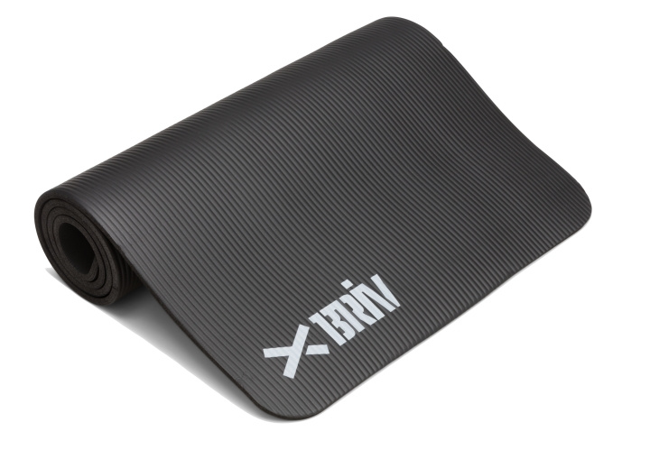 Briv Träningsmatta NBR 10 mm 180x60 cm, Svart ryhmässä URHEILU, VAPAA-AIKA JA HARRASTUS / Kuntoilutarvikkeet / Muut @ TP E-commerce Nordic AB (C24366)